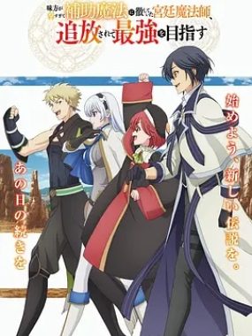 【日漫】队友太弱所以贯彻辅助的宫廷魔法师，惨遭流放目标却是最强 (2025)【更至10集】【1080P】【日语中字】【单集400M】【战斗/奇幻】